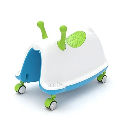 Imagen de Chillafish Vehículo de Juguete 1 5 Trackie 4 en 1, balancín, Andador, Tren Paseo y Juego, para niños a años, con Altura Asiento Ajustable, Ruedas giratorias silenciosas 360 Que no