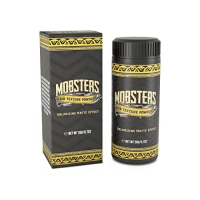 Imagen de Mobsters Emporium Hair Texture Powder, adecuado para todo tipo de cabello, volumen instantáneo, acabado mate, polvo peinar, el cabello hombres, peinar hombres