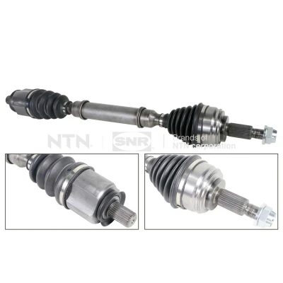 Imagen de SNR DK55.216 Árbol de transmisión Eje delantero, izquierda 709, 684 RENAULT: LAGUNA 2