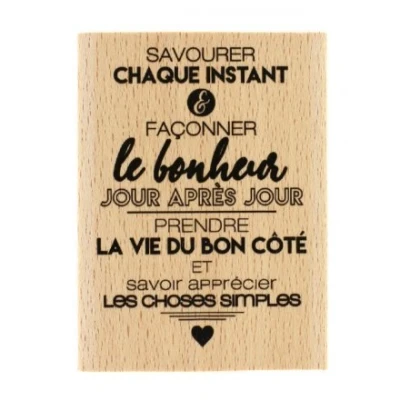Imagen de Florilèges Design Sello de madera, 60 x 80 mm