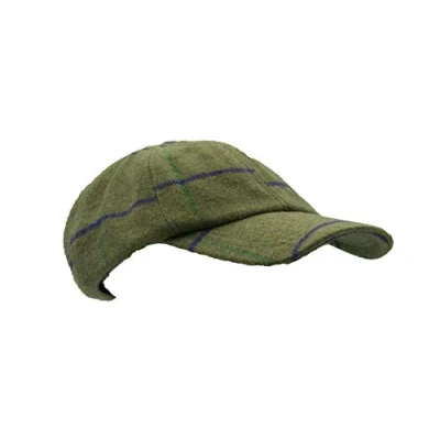 Imagen de Walker and Hawkes Gorra de béisbol Derby Tweed con Hombros Descubiertos Talla única Rayas Moradas