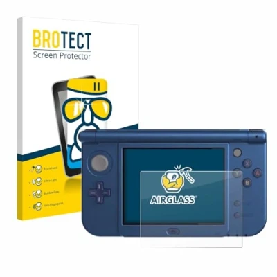 Imagen de BROTECT Protector Pantalla Cristal para Nintendo New 3DS XL (Pantalla inferior) Vidrio [Dureza 9H, Anti Arañazos]