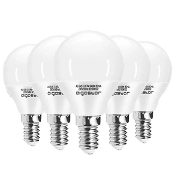 Imagen de Aigostar Bombilla LED E14 9W (Equivalente a 62W), Luz Blanca Fría 6500K, 840 Lúmenes, CRI&gt; 80, Ahorro de Energía, No Regulable 5 Unidades