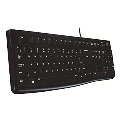 Imagen de Logitech K120 Teclado con Cable Business para Windows, Disposición AZERTY Francés, Negro