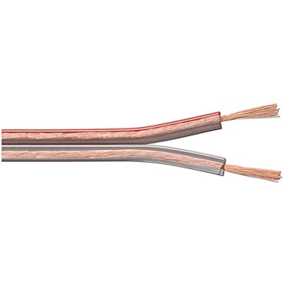 Imagen de Goobay 15018 Cable de Altavoces 2 x 0,75mm², Altavoz, con indicación polaridad, mejor sonido, Sistema música, transparente, 100m