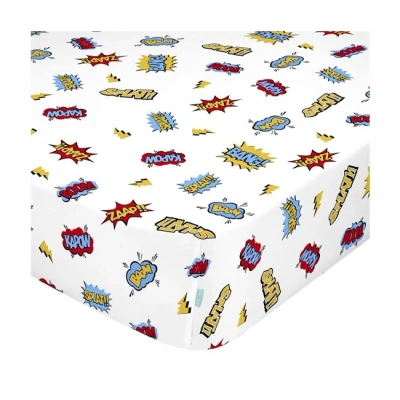Imagen de Bat Bajera Multicolor, 105x200x32 cm (Cama 105), 100% Algodón, Calidad de 150