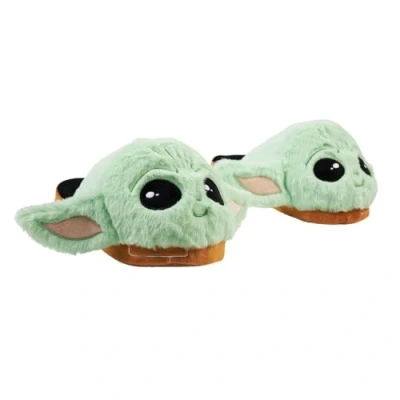 Imagen de Disney Stitch Zapatillas Mujer, Tallas 34 41, Antideslizantes, Regalos para Mujeres Pantuflas de Minnie Mouse y Baby Yoda (Verde Yoda, 36)