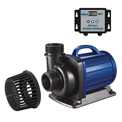 Imagen de bomba de estanque/filtro AquaForte DM 30.000 Vario S, 115 335W, caudal 12 22 m3 por hora, cabeza 9,5m, ajustable con controlador externo. Ideal como estanque o curso agua
