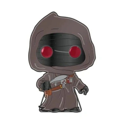 Imagen de Loungefly POP! Pin De Esmalte Grande Star WARS: OFFWORLD JAWA Logo Wars Broche Imperdible Coleccionable Para Mochilas &amp; Bolsas Idea Regalo