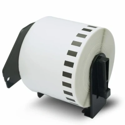 Imagen de BETCKEY 1 Rollo de DK 22205 Cinta Continua Papel Térmico Compatible con Brother, 62mm x 30.48m, continuous Etiquetas para Impresoras QL