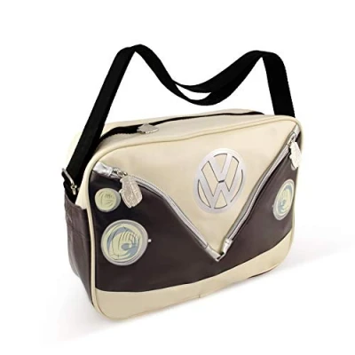 Imagen de BRISA VW Collection Volkswagen Bolsa de hombro viaje y ocio T1 Camper Bus (Bus Front/Marrón)