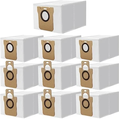 Imagen de DOBIGER 10 Bolsas de Polvo Compatible con Xiaomi X10, Bolsa Repuesto Dreame L10s Ultra/ L10 Ultra, Aspiradora
