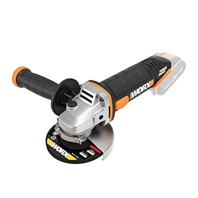 Imagen de Amoladora angular a batería 115mm WX800.9 20V Máx. WORX PowerShare No incluye ni cargador Protector de disco con apriete rápido Empuñadura ergonómica Compacta y ligera