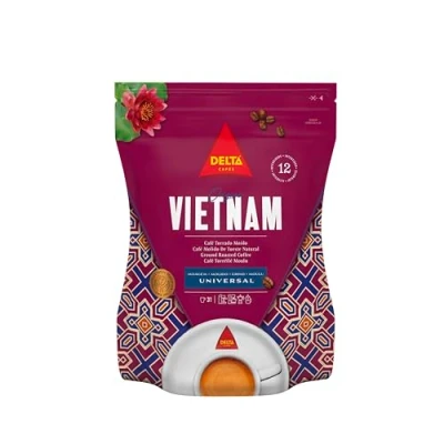 Imagen de Delta Cafés Origen Vietnam Café Molido Mezcla Suave con Trazas de Chocolate 220 g
