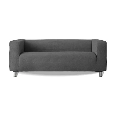Imagen de Funda de sofá Modelo Klippan Brazos Sofa Altos Tejido elástico Suave New York Color 10 Gris