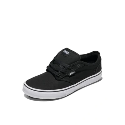 Imagen de Vans Atwood, Zapatillas, Unisex niños, (Canvas) Black/White, 27.5 EU