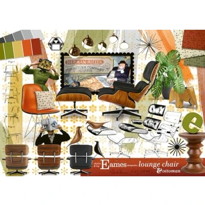 Imagen de Ravensburger 12000399 Eames design Classics puzzle 1000 piezas adultos y niños a patir de 14 años,