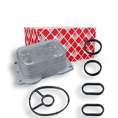 Imagen de FEBI BILSTEIN 107180 Radiador de Aceite con juntas FORD: Focus 2, C Max, PEUGEOT: 307 SW, Hatchback, 407 CITROËN: C4 I Hatchback