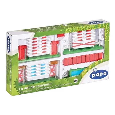 Imagen de Papo Figuras pintadas a Mano caballos y Potros Set Concurso 60108 Coleccionable para Niños Niñas de 3 Años o Más