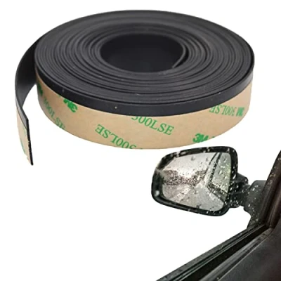 Imagen de Dubbulon Tira del Sello Coche Sellado Parabrisas Coche, Autoadhesiva para Automóviles, Goma La Ventana, Burlete Autoadhesivo Delantero