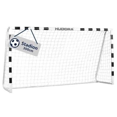 Imagen de HUDORA Portería de fútbol Stadion para niños y adultos resistente con red malla fina hogar Tablero gol actividades recreativas entrenamiento al aire libre
