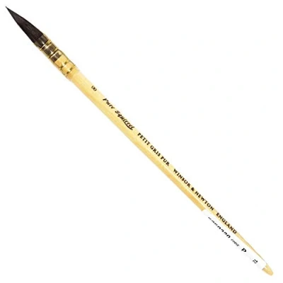 Imagen de Winsor &amp; Newton WN5250320 Pincel de Acuarela Petit Gris, Redondo, nº00