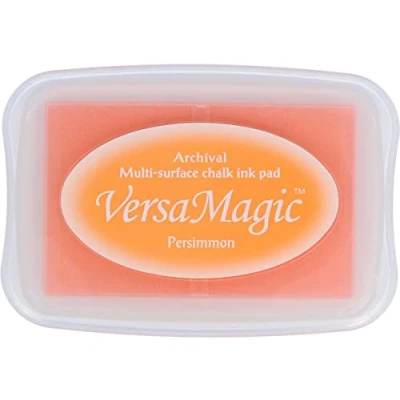 Imagen de Tsukineko Versamagic Ink Pads tizas para Tacos de Billar Finish Almohadilla Tinta, Naranja, Persimmon, Talla única