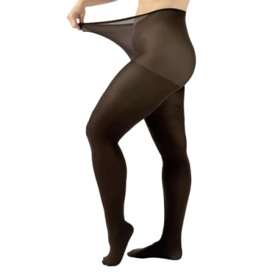 Imagen de CALZITALY Curvy Medias Opacas, Panty Tallas Grandes, Curvy, 60 DEN, L, XL, 2XL, 3XL, 4XL, Calcetería Italiana, (4XL, Noce)