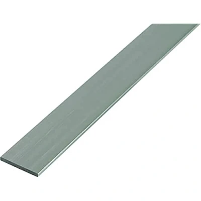 Imagen de Alberts 473488 Perfil lleno plano, Aluminio, natural, 1000 x 20 2 mm