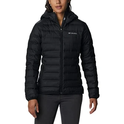 Imagen de Columbia Lake 22 Down Hooded Jacket, Chaqueta De Plumas Acolchada Con Capucha para Mujer, Black, Talla XS