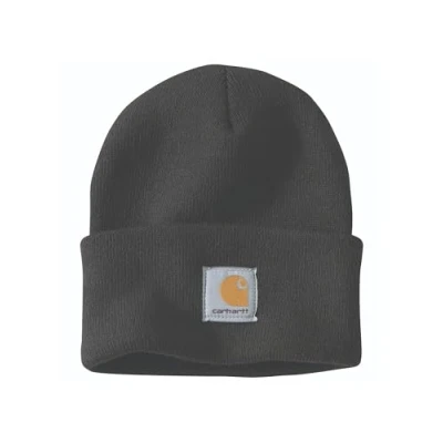 Imagen de Carhartt, Hombre, Gorro De Punto Con Dobladillo, Negro, Talla única