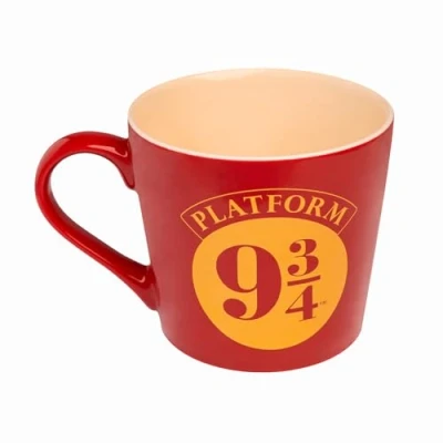 Imagen de Taza Harry Potter Andén 9 3/4 café cerámica 444 ml, regalos Tazas de café, desayuno: Merchandising Oficial