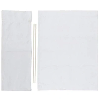 Imagen de Funda de Lona para Silla, 1 Juego Silla Director, Tela Repuesto Asiento, Respaldo extraíble y Lavable, Protector algodón, Accesorios Muebles(4# Blanco)