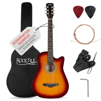 Imagen de Rocktile WSD 5C SB Slim Line Set de guitarra acústica Sunburst