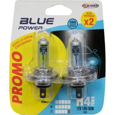 Imagen de Par de bombillas halógenas H4 12 V 100/80 W P43t