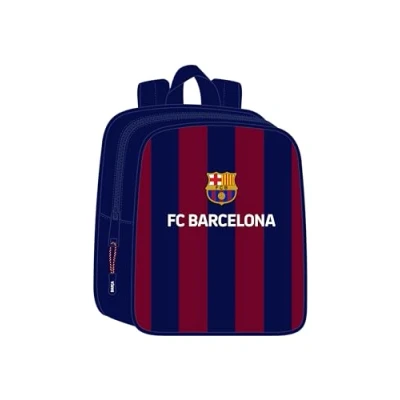Imagen de Safta F.C. BARCELONA Mochila Infantil, Niño, Escolar, Adaptable a Carro, Ideal para Guardería, Cómoda y Versátil, Calidad Resistencia, 22x10x27 cm, Color Azul marino/granate