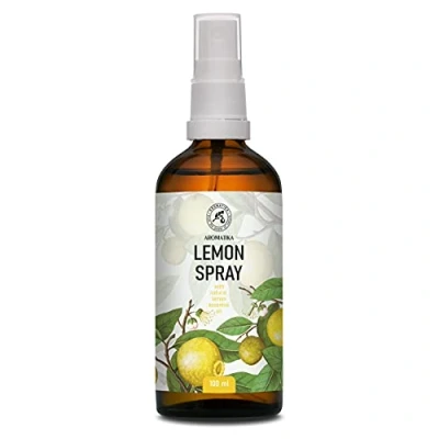Imagen de Ambientador Pulverizador con Aceite Esencial de Limón 100ml Perfumador Hogar Perfume Interior Fragancia Spray Almohada Armario Ropa