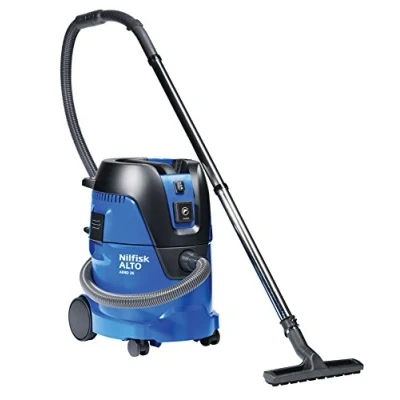 Imagen de Nilfisk 107406606 Aspirador en húmedo y seco, 3600 l/min, 25 l, 1250 W, 230 V, color negro azul