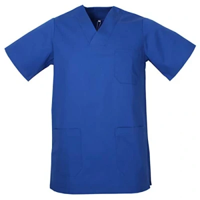 Imagen de MISEMIYA Casaca Unisex MÉDICO Enfermera Uniforme Limpieza Laboral ESTÉTICA Dentista Veterinaria Sanitario HOSTELERÍA Ref.817 M, Azul Royal