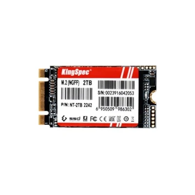 Imagen de Kingspec SSD 2TB, M.2 SATA 2242 3D NAND Flash, Unidad de Estado sólido Interna para portátil y sobremesa