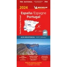 Imagen de MAPA NATIONAL ESPA?A, PORTUGAL ALTA RESISTENC 2024: wegenkaart Schaal 1 : 1.000.000