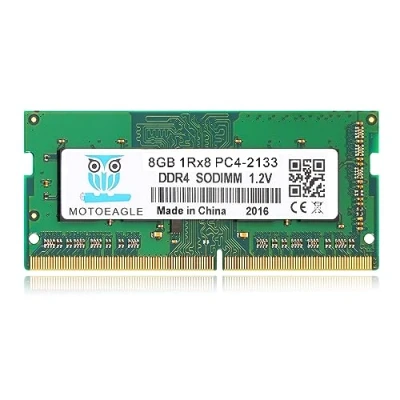 Imagen de 8GB 1RX8 DDR4 2133MHz SODIMM PC4 17000 (PC4 2133P) CL15 Memoria RAM para portátil no ECC