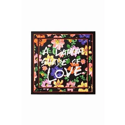 Imagen de Desigual Floral Square Pañuelo, Mujer, Talla: One Size, Multi coloured