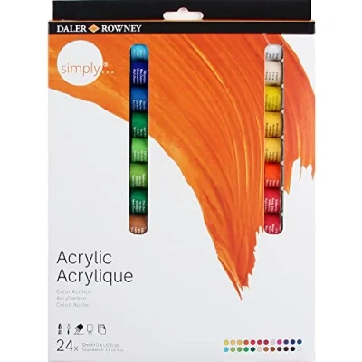 Imagen de Daler Rowney Simply Color Acrílico Set 24x12 ml
