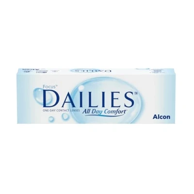 Imagen de Dailies All Day Comfort Lentes de contacto reemplazo diario, Pack 30 , R 8.6 mm, D 13.8 7.5 Diopt