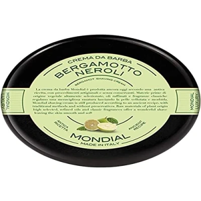 Imagen de Mondial Crema Afeitar Bergamota &amp; Neroli Plástico 150ml, Único, 150 ml,