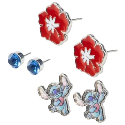 Imagen de Disney Juegos de Joyas para Niña Stitch, Accesorios Lilo y Pulsera Aretes Collar Pendientes Regalos (Multi joyas)