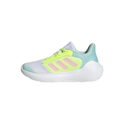 Imagen de adidas Performance Tensaur Zapatillas running asfalto para niños, Talla: 35.5, White/clear pink/yellow Zapatos