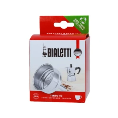 Imagen de Bialetti Ricambi, Includes 1 Funnel Filter, Compatible with Moka Express, Fiammetta, Break, Dama, Timer and Rainbow (6 Cups)