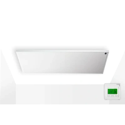 Imagen de Könighaus Calefactor Infrarrojo de Techo 450 vatios Set completo con termostato inalámbrico ✓ Rejilla ventilación Eléctrico Eficiente Protección contra Sobrecalentamiento